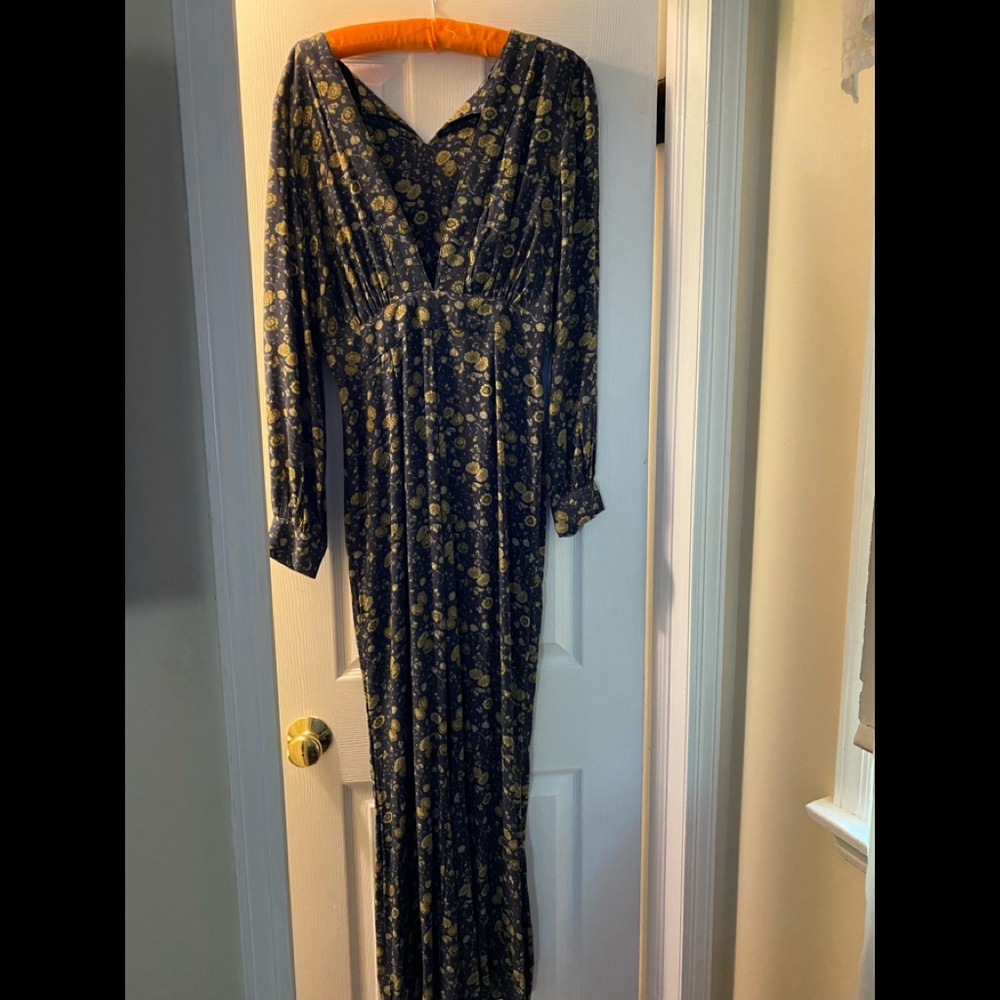 Floral free people jumpsuit